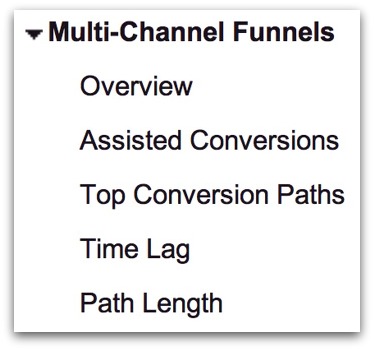 Google Analyticsの「Multi-Channel Funnels」