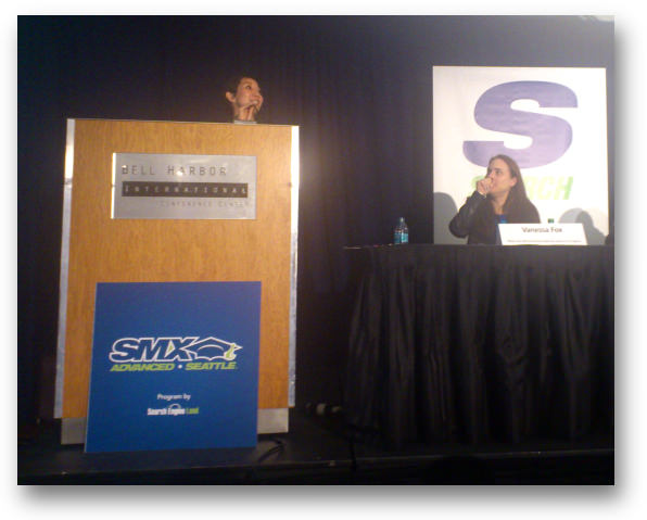 Maile speaking at SMX Advanved 2013
