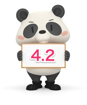 パンダアップデート4.2