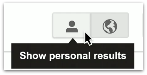 Show Personal Results Button