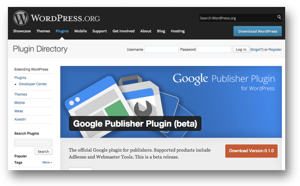 Google Publisher Plugin (beta) « WordPress Plugins