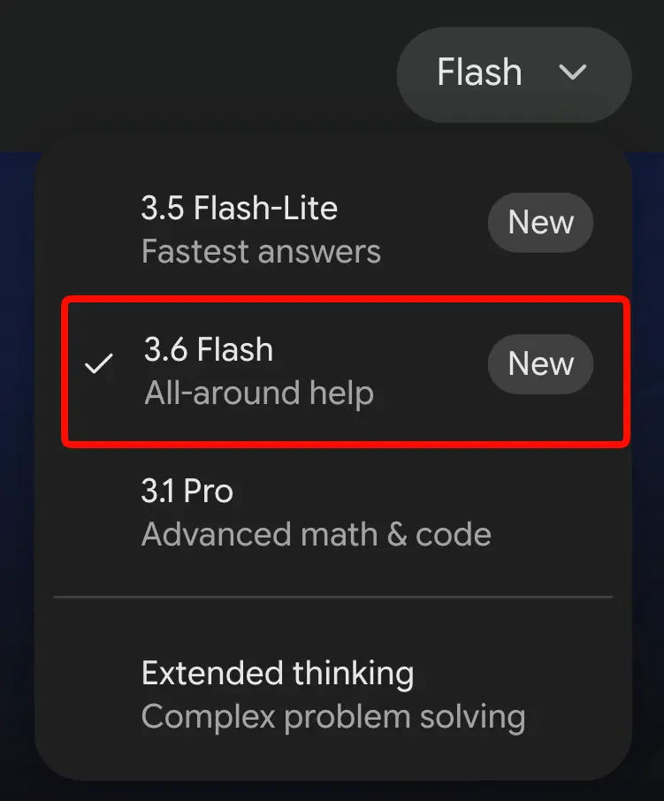 Gemini 3.6 Flash