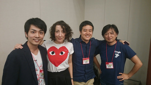 Googleの長山さん、マリヤさん、田中さん、金谷さん