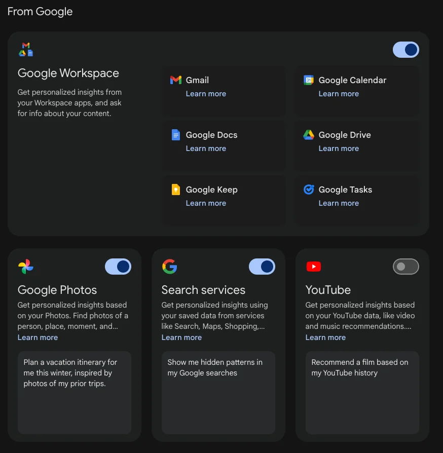 パーソナル インテリジェンス