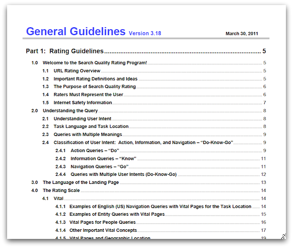 General Guideline