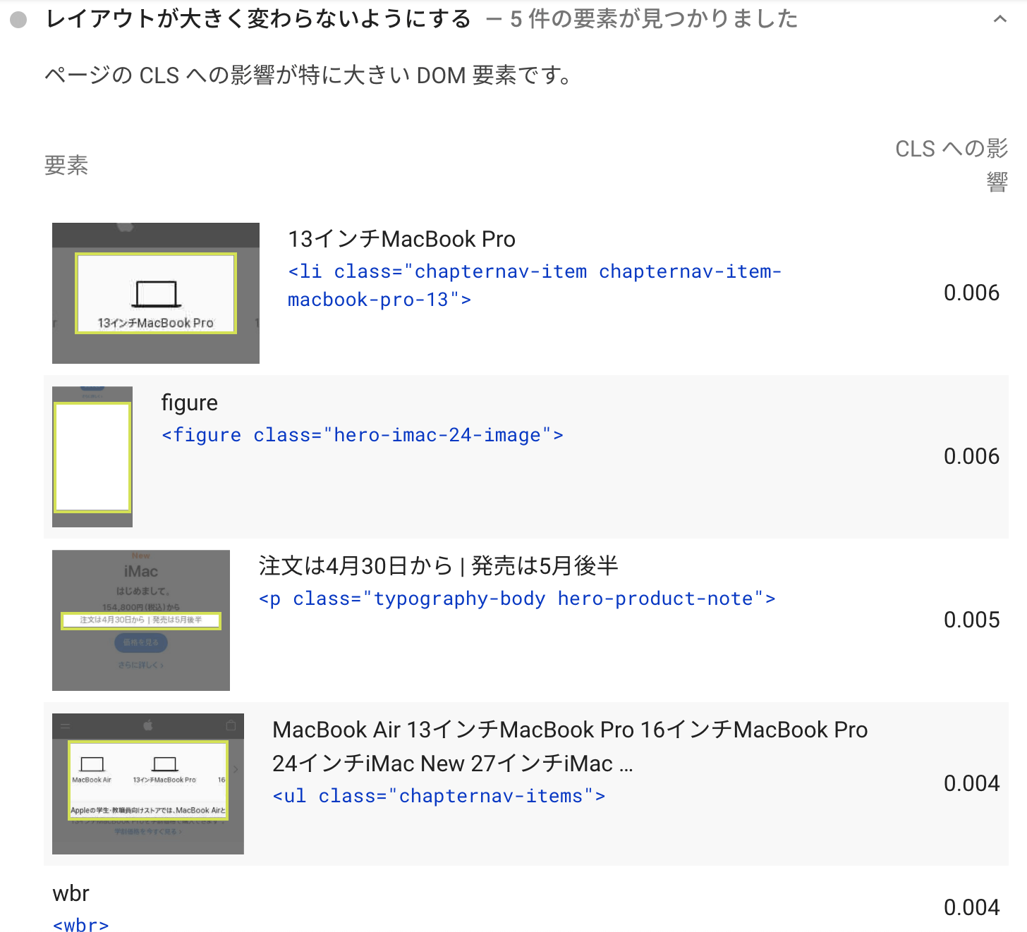 レイアウトが大きく変わらないようにする