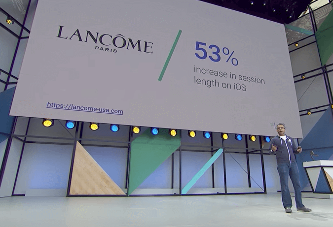 Google I/O 2017 での Lancôme 事例紹介