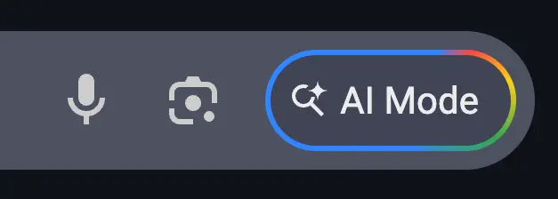 AI Mode ボタン