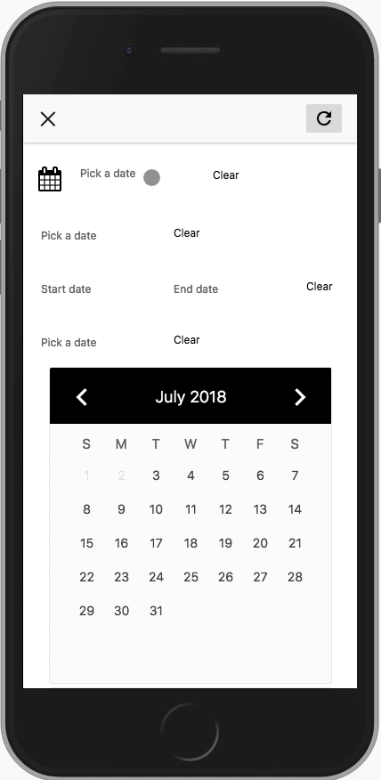 amp-date-picker のでも