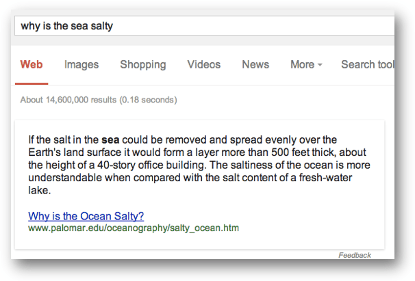 why is the sea saltyのワンボックス
