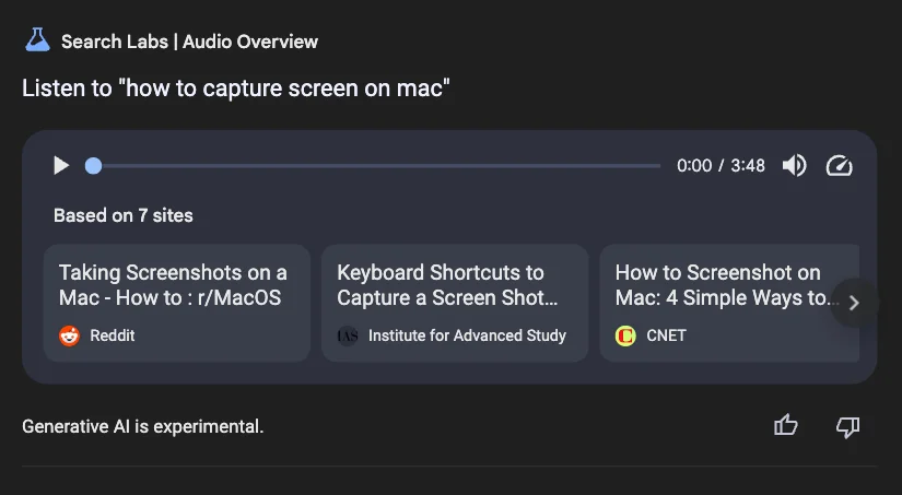Audio Overview