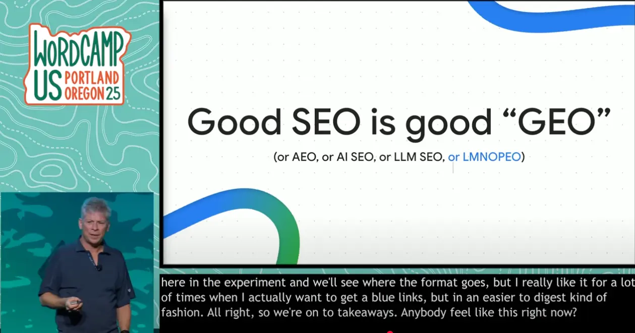 Good SEO is good GEO