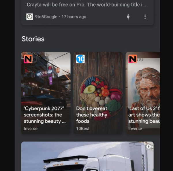 carousel for Web Stories