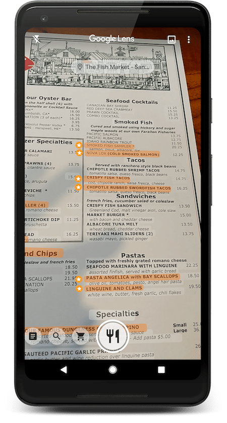 popular menu