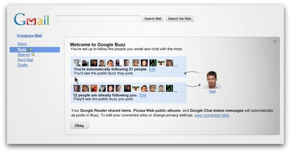 Google Buzzスクリーンショット1