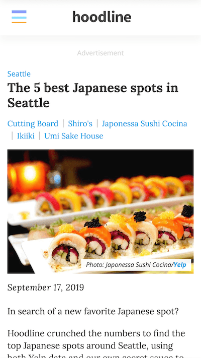 The 5 best Japanese spots in Seattle
