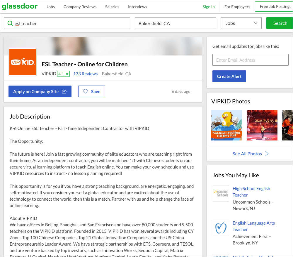 ESL Teacher - Online for Children - Glassdoor