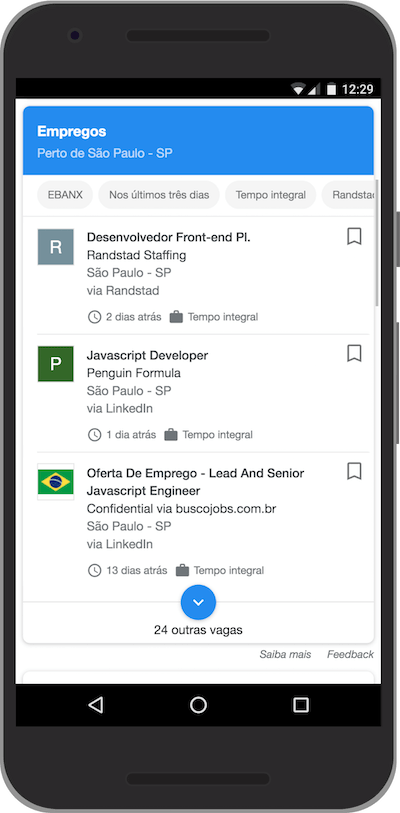 ブラジル・サンパウロでの JavaScript 開発者の求人結果