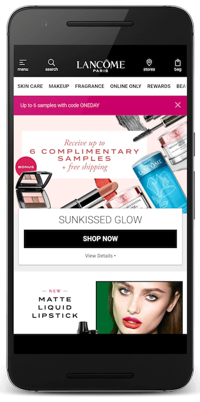 LANCOMモバイルサイト