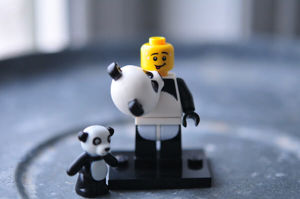 Panda made by LEGO