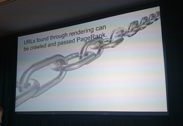 URLs found through rendering can be crawled and passed PageRank.