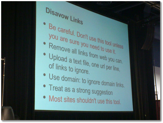 Disavow links Slides