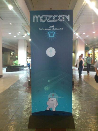 MozConの立て看板