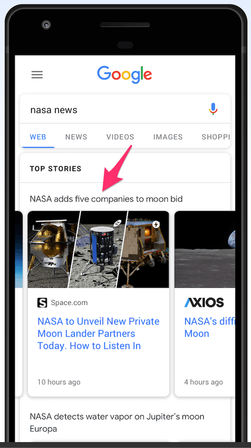 NASA News in TOP STORIES