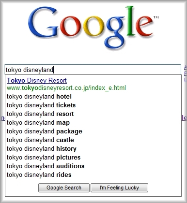 Google Suggest Navigational suggestions