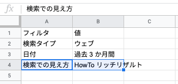 検索パフォーマンスのエクスポート