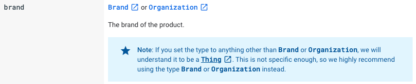 Structured data type definitions