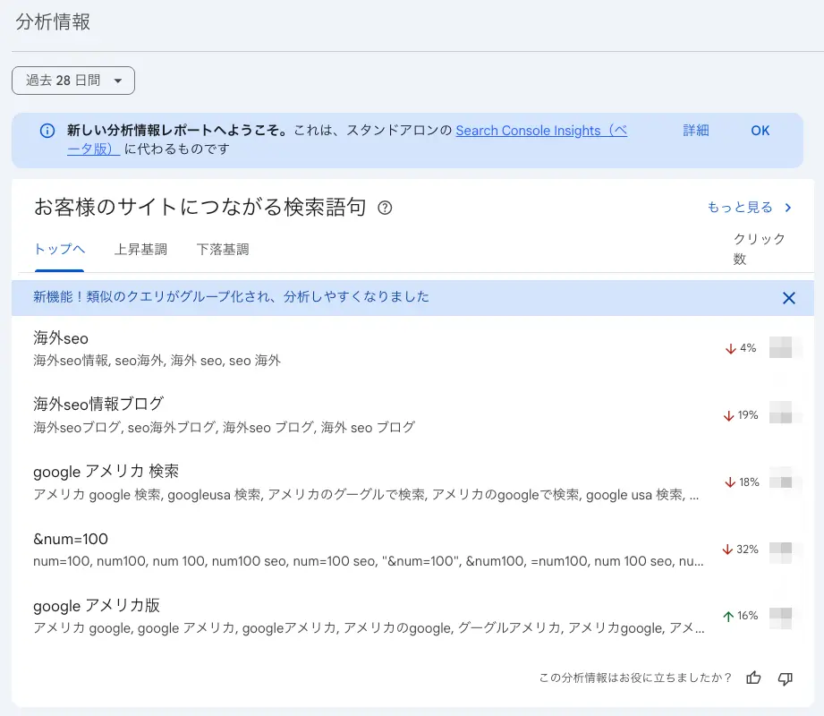 クエリグループ