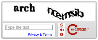 従来のreCAPTCHA