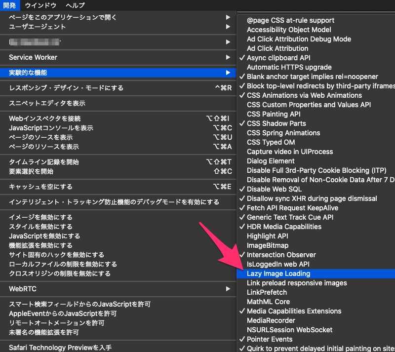 Safari で Lazy Image Loading を有効化