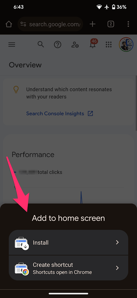 PWA の Search Console