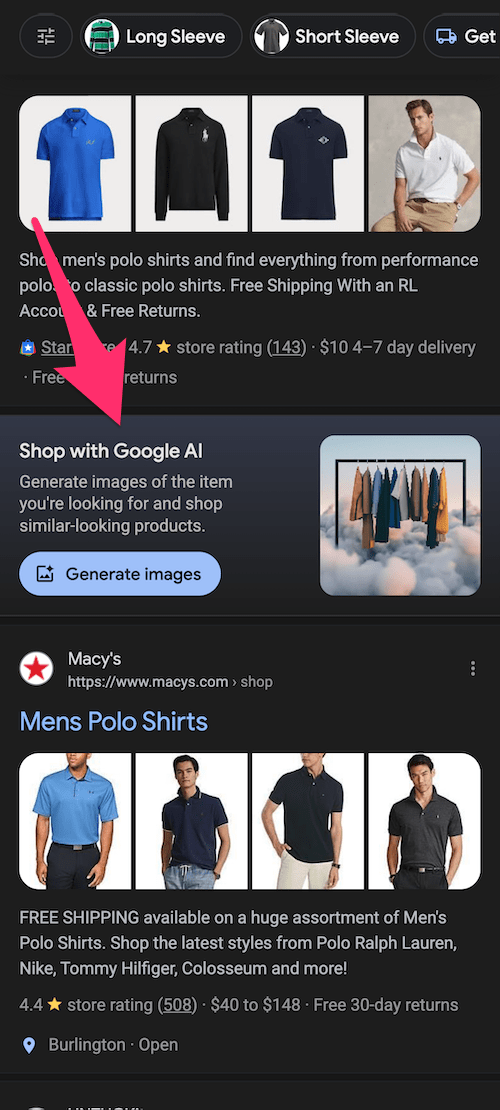 Shop with Google AI