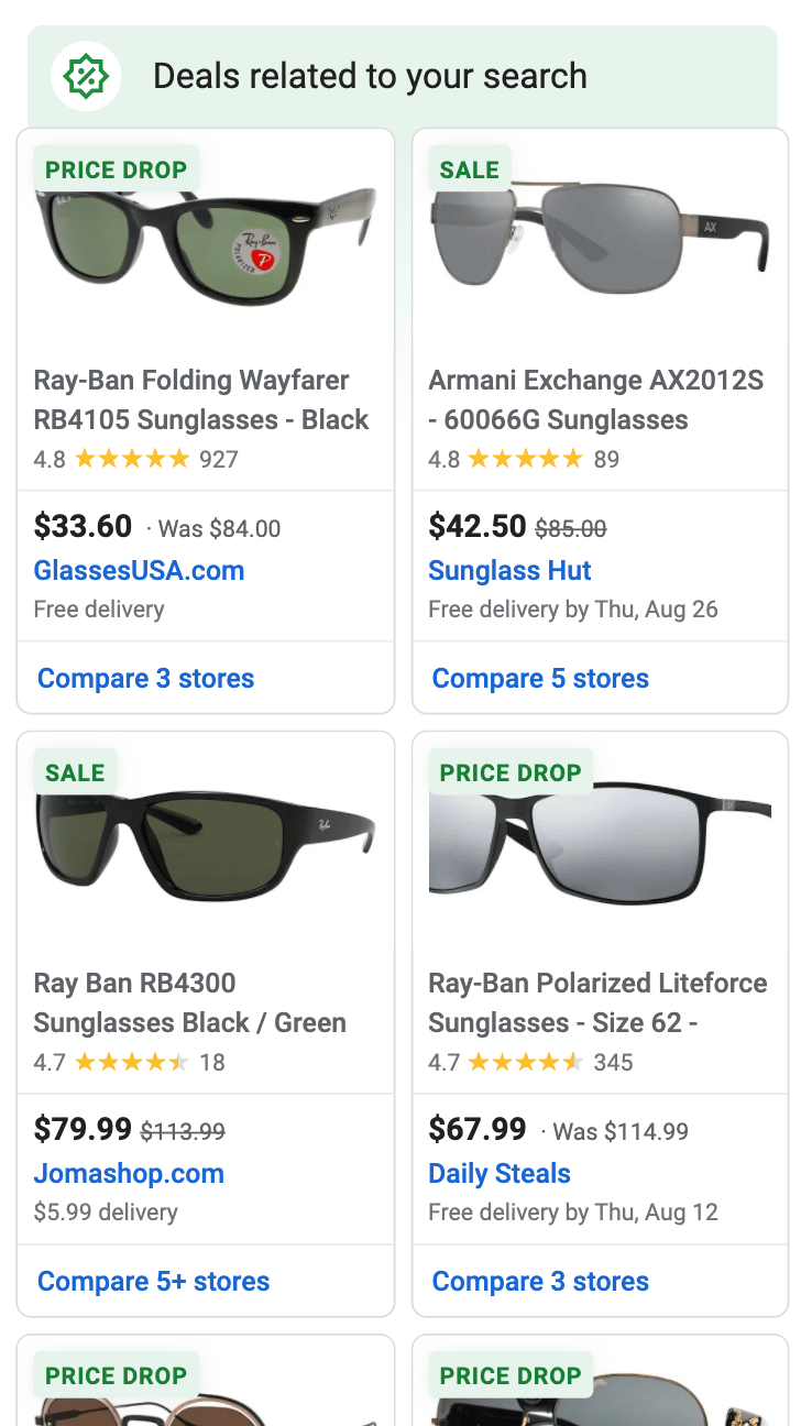 Deals related to your search