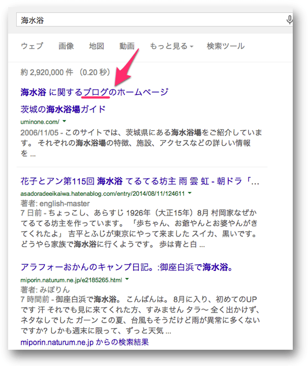 ブログ検索の結果