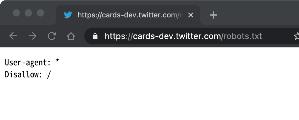 cards-dev.twitter.com の robots.txt