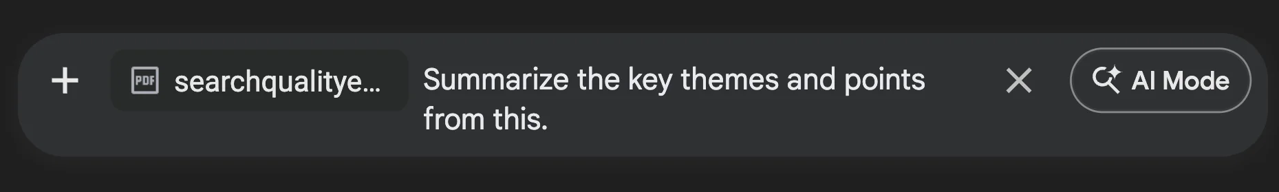 AI Mode アップロード
