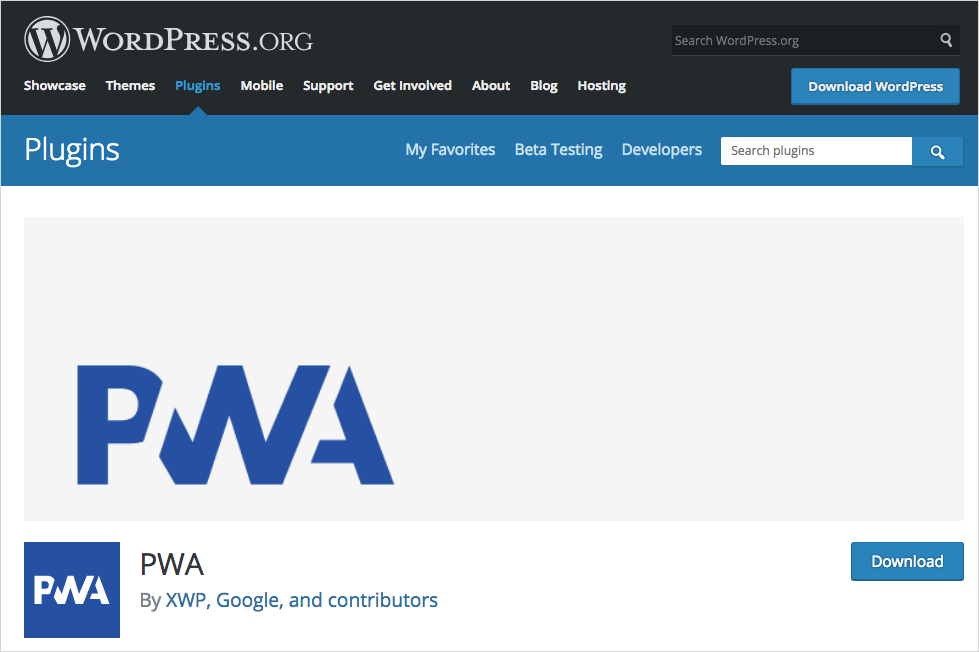 PWA Plugin for WordPress