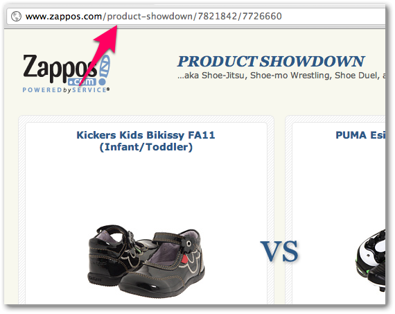 Zapposアイテム個別ページ
